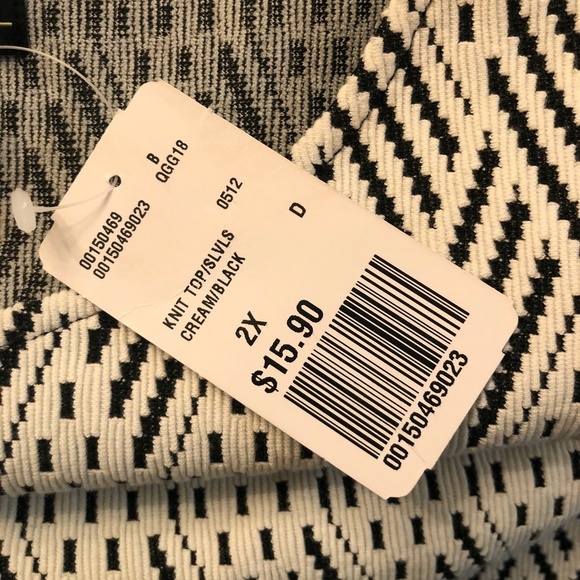 *FOREVER 21+* Sleeveless Knit Crop Top Size 2X - Picture 5 of 7